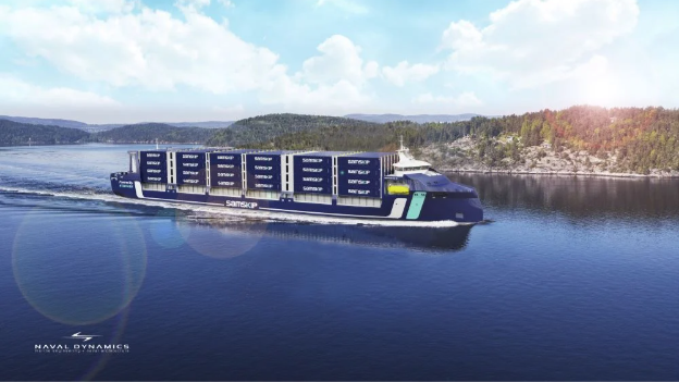 Vodíková plavidla Samskip budou vybavena pohonným systémem ABB